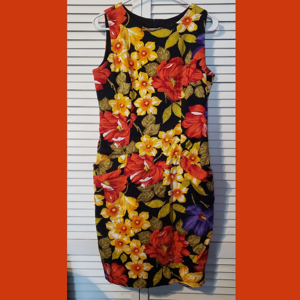 5 for $25! Oberon Vintage Floral Dress Sz 10. And POCKETS!